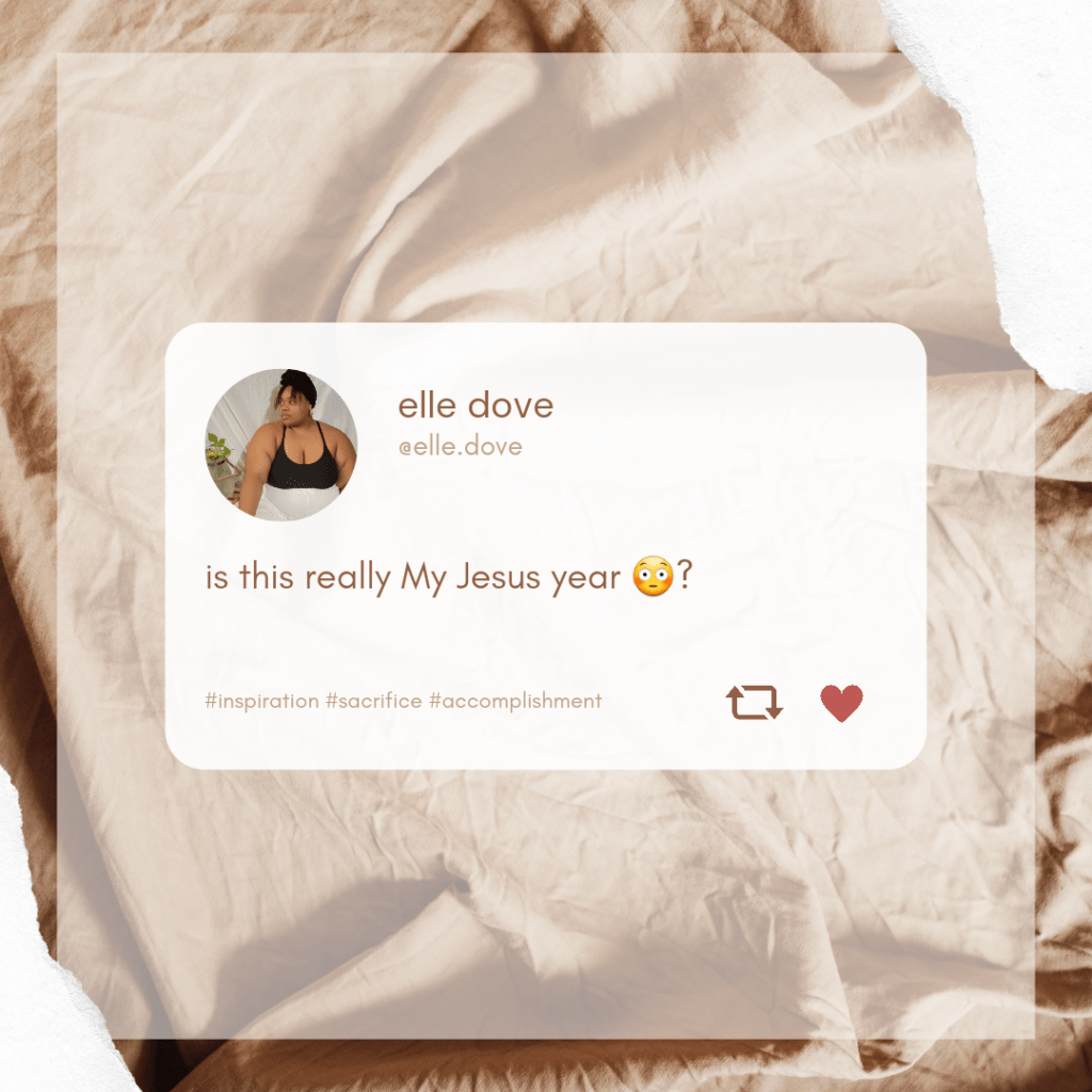 How I walked into my Jesus&nbsp;Year